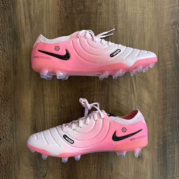 Nike Tiempo Legend 10 Elite FG Men Sz 7 Pink Foam Black FN7276-601 Soccer Cleat main image 4